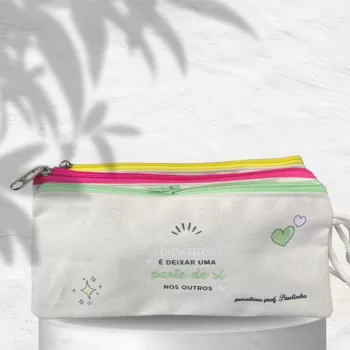 estojo algodão cru personalizado